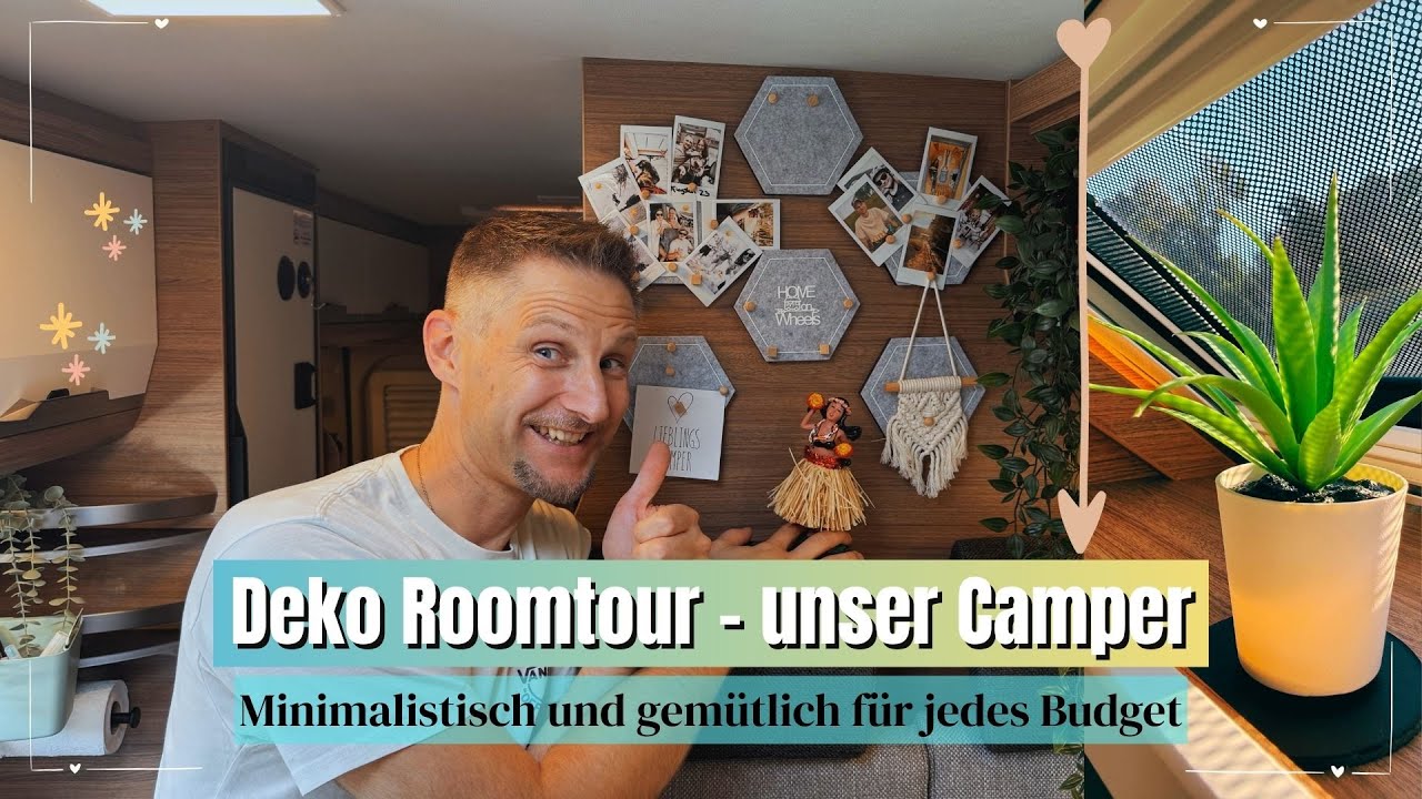 Wohnmobil Deko Roomtour, minimalistische Ideen & Tipps von 1€ bis 100€- für jeden Camper geeignet