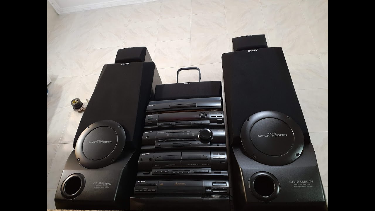 Desmontando a Caixa SS B5550AV ( LBT555AV )