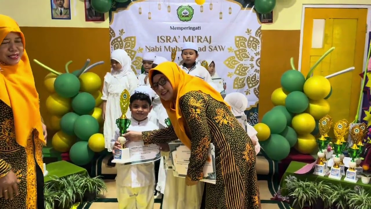 Lomba Asmaul Husna serta Pengumuman Pemenang Lomba dalam rangka Memperingati Isra’ Miraj 