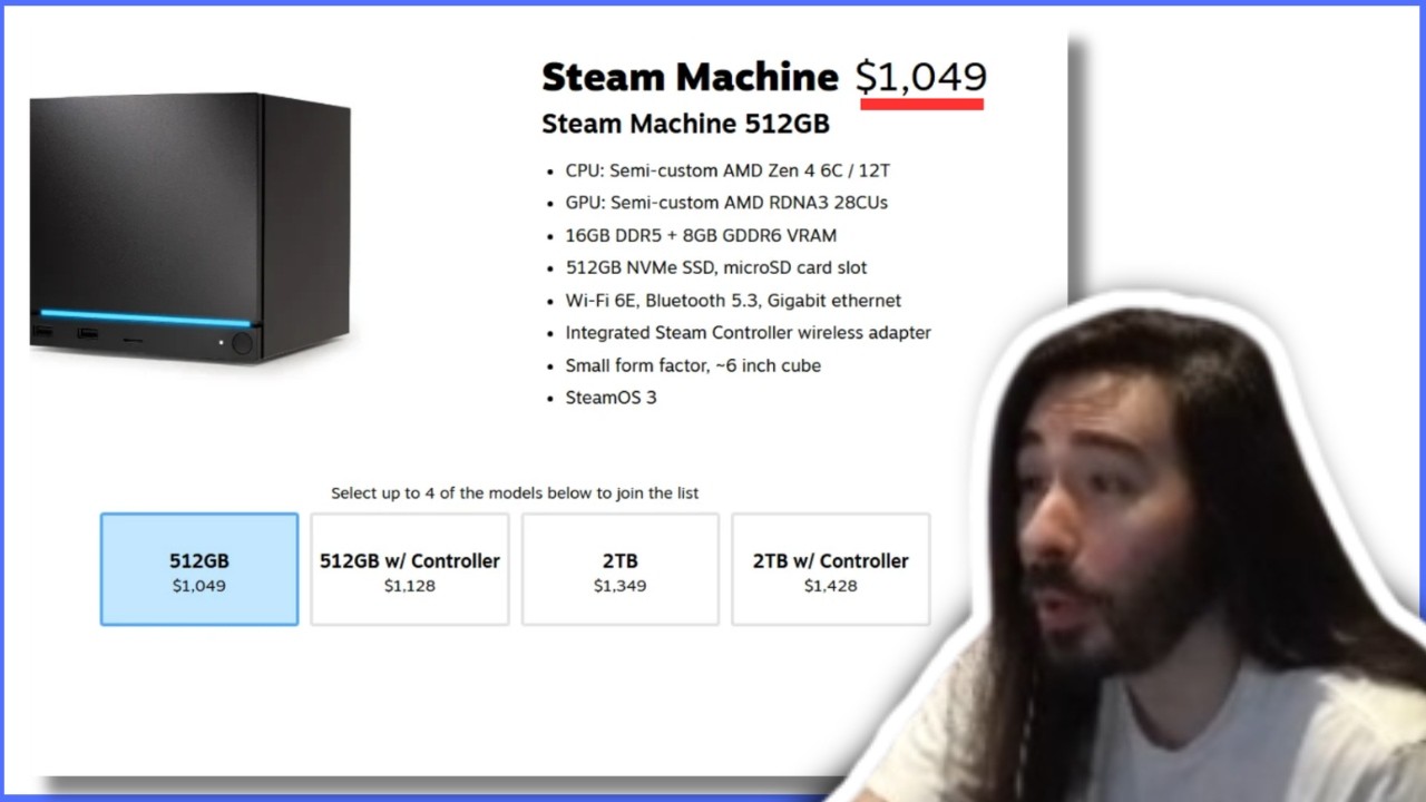 Цены на Steam Machine просто безумные | MoistCr1TiKaL