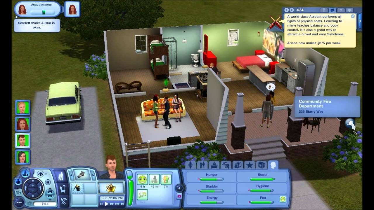 Let's Play: The Sims 3 Showtime - (Part 2) - I'm In Love w/ Commentary