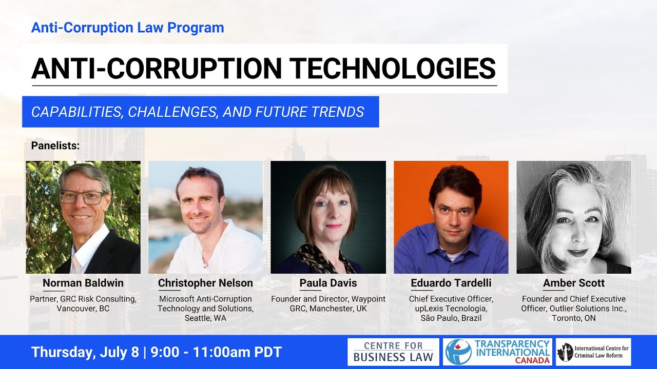Anti-Corruption Technologies: Capabilities, Challenges and Future Trends