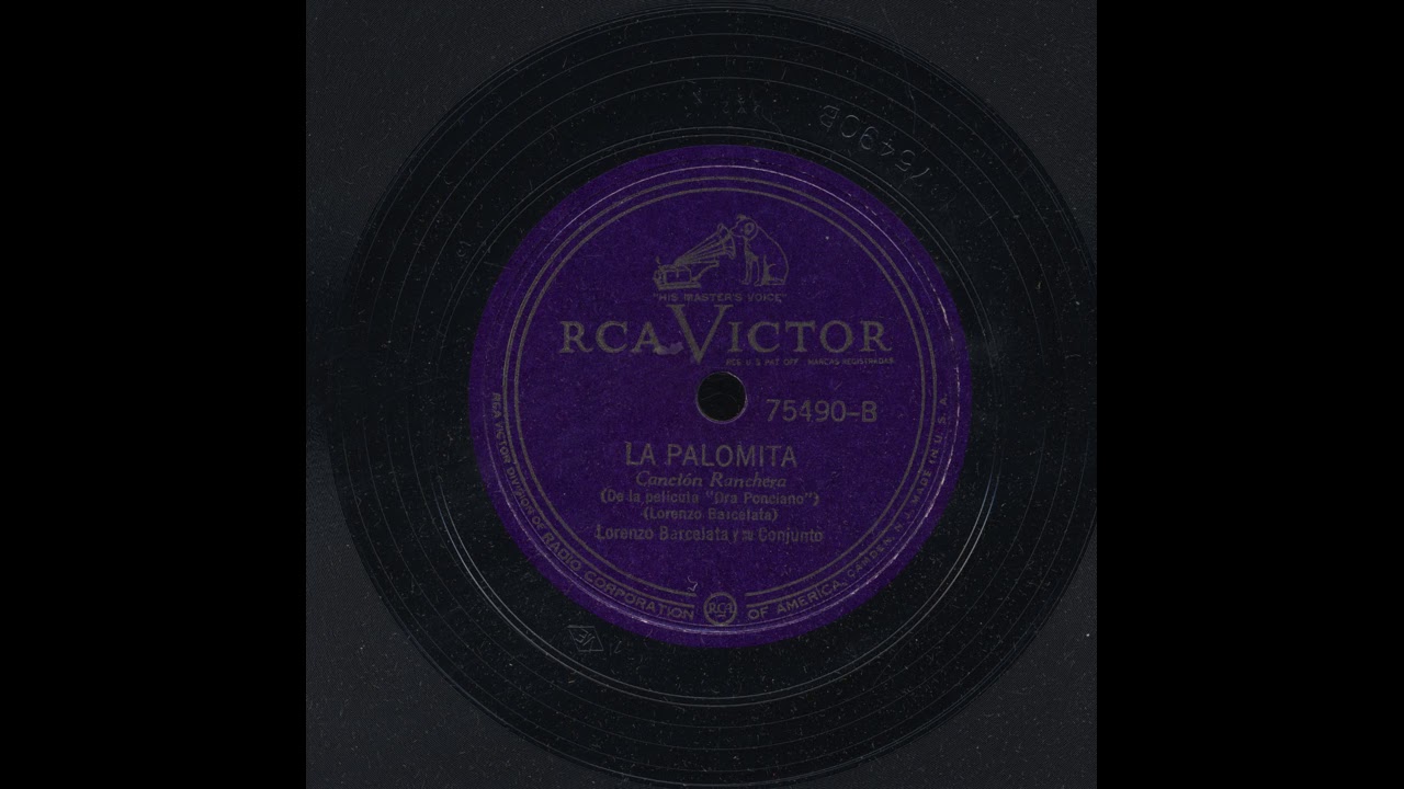 Lorenzo Barcelata - La Palomita - Victor 75490-B
