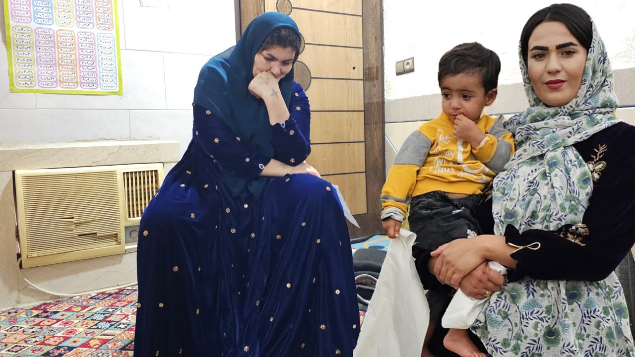 Razieh and her children's stay in the house they rented and Parisa's shelter with Razieh from the sn
