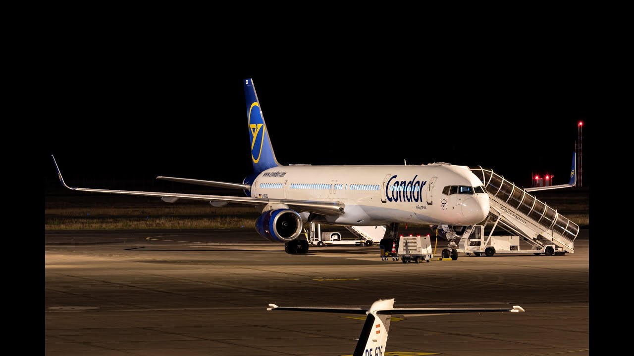 Condor B757-300 at Münster/Osnabrück Airport!!