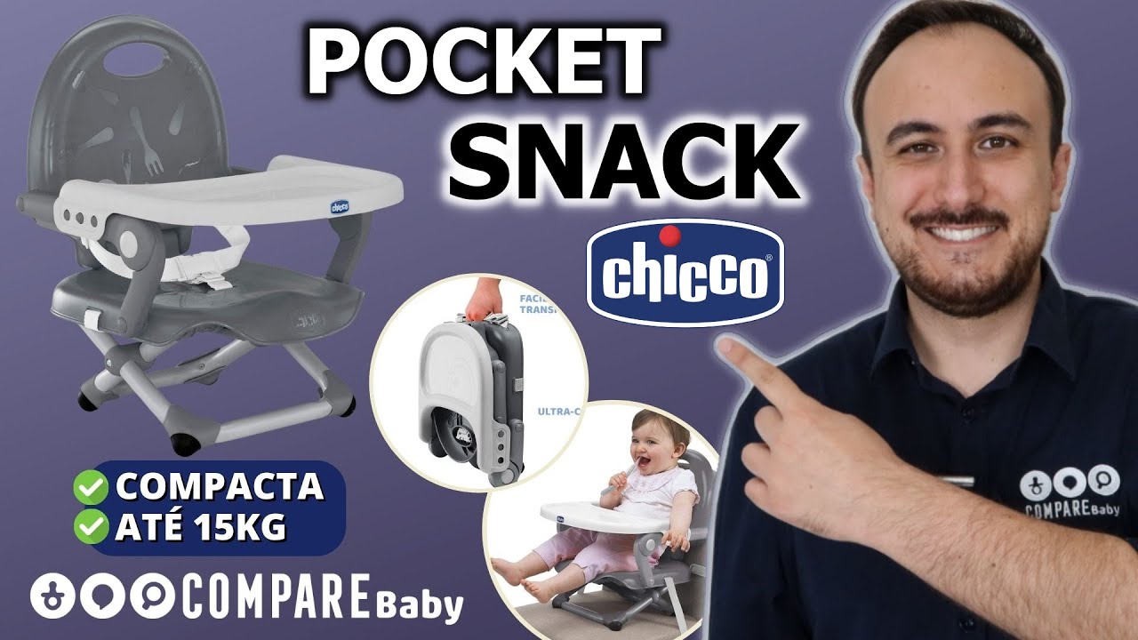 Cadeira Alimentação Portátil POCKET SNACK Chicco | ✅ Como instalar e Funções