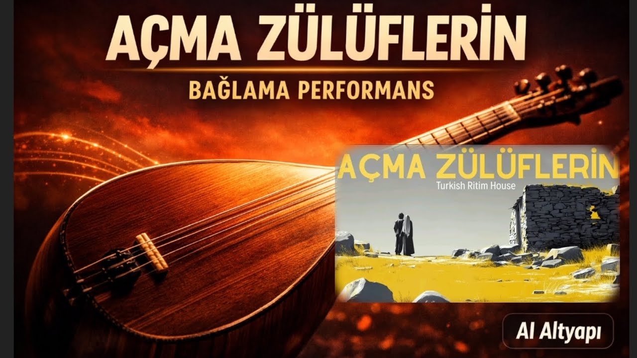 Açma Zülüflerin 🎶 Saz Bağlama Enstrümantal 