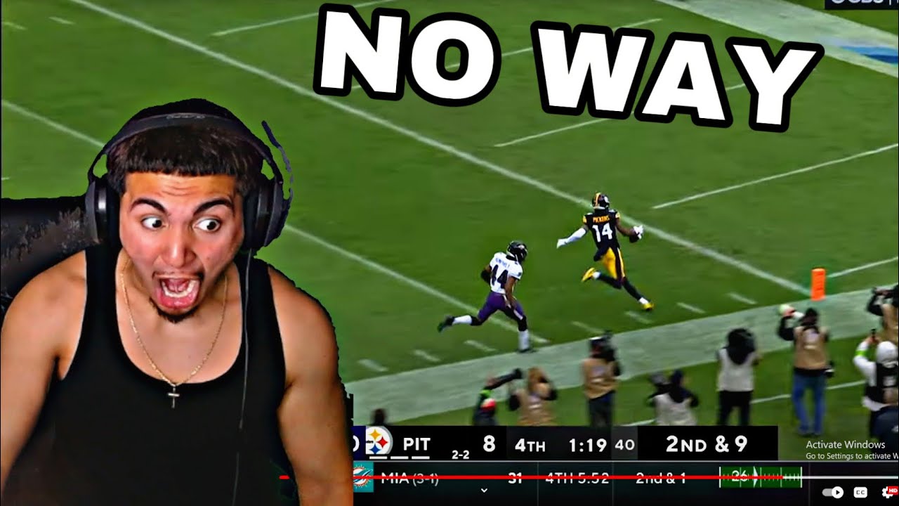 GEORGE PICKENS IS INSANE!!!! (UPSET!) Steelers Vs Ravens 2023 Week 5 Highlights Reaction!