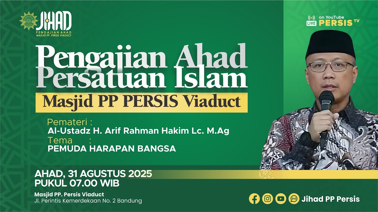 Pemuda Harapan Bangsa Oleh : Al-Ustadz Arif Rahman Hakim Lc. M.Ag