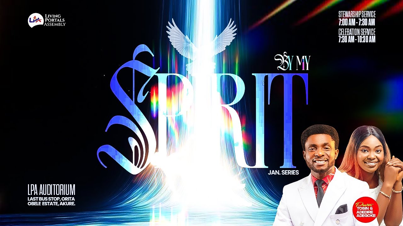 BY MY SPIRIT PT.5 || BIBLE STUDY SERVICE || PST & PST(MRS) TOSIN ADEGOKE || 22/01/2026