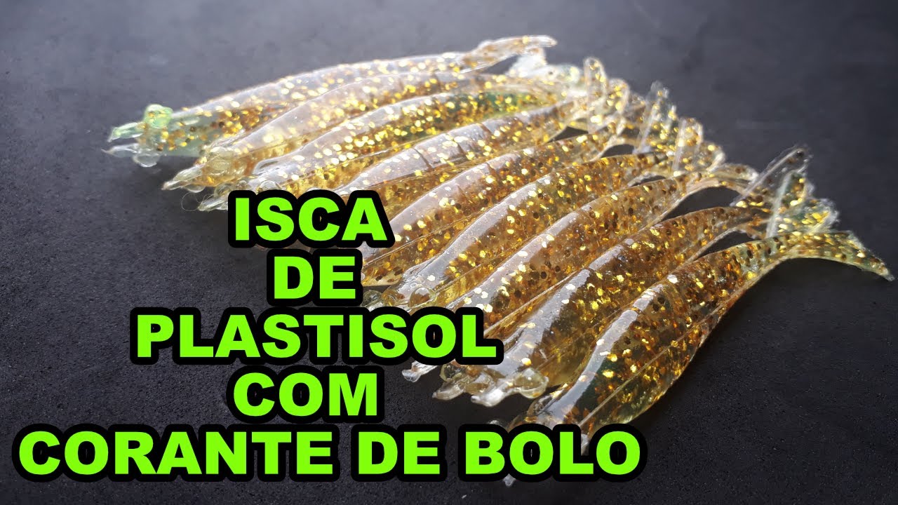 Fabricação Camarão Artificial - Plastisol