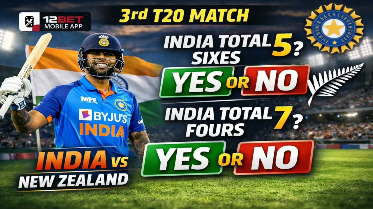 3rd t20 india vs new zealand 2026 // cricket match live // best cricket prediction app in india