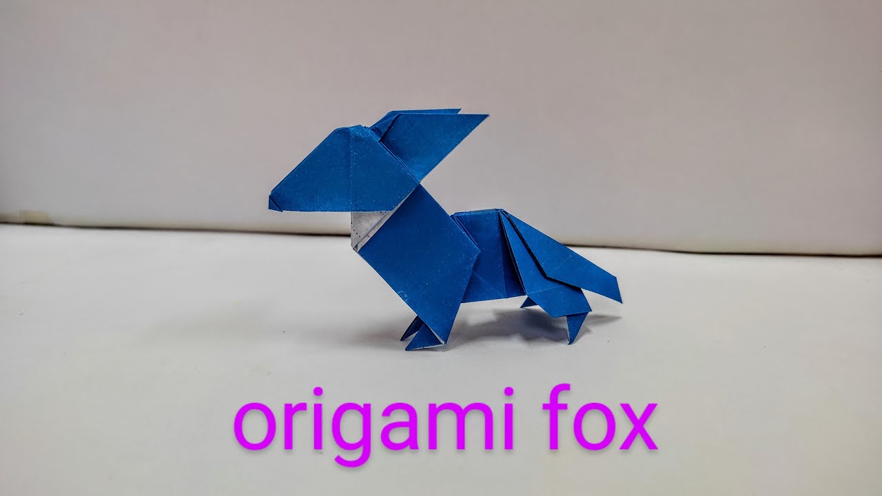 Origami Fox | Origami Animals | How To Make A Paper Fox Tutorial