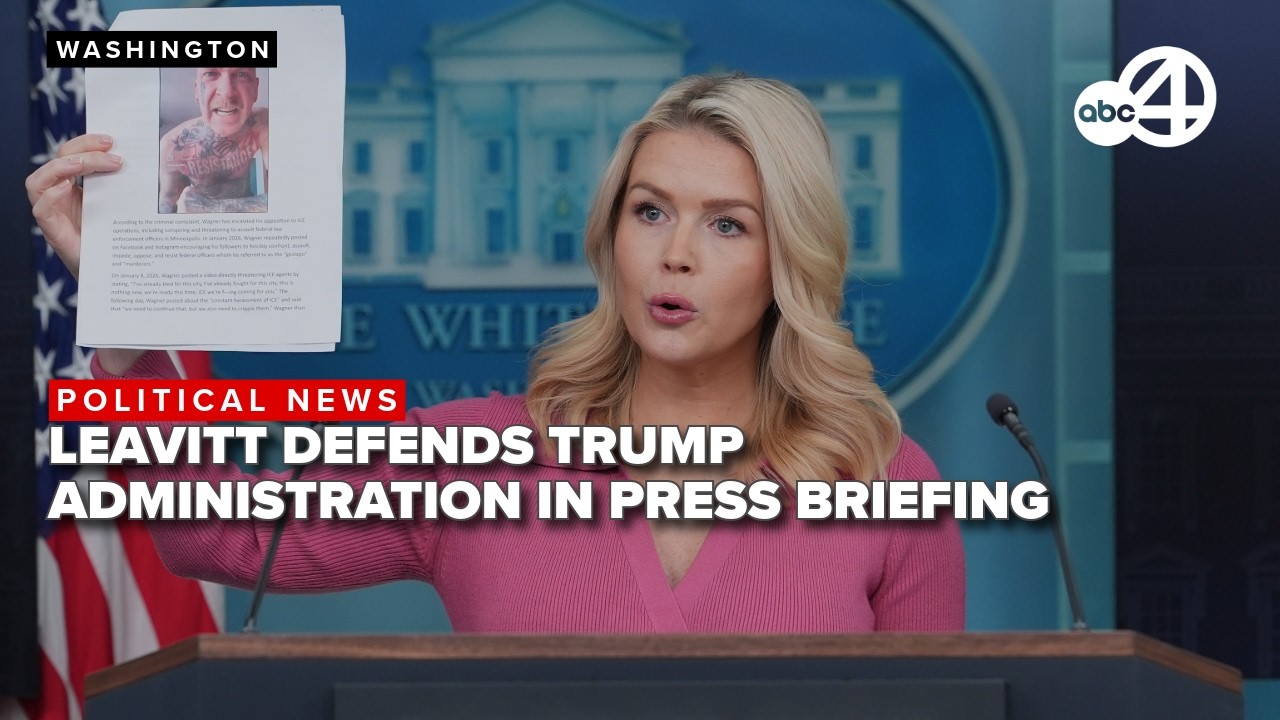 LIVE: Karoline Leavitt defends Trump admin policy at White House briefing