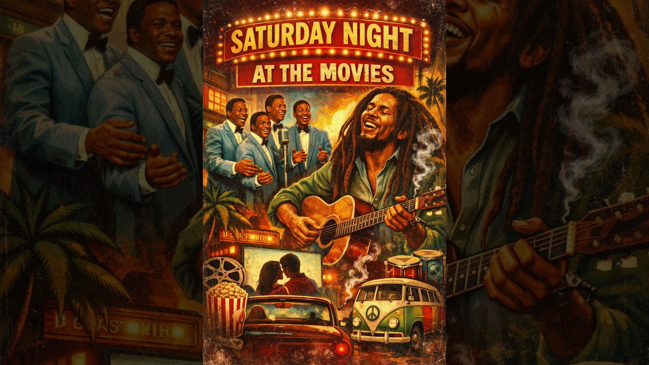 bob marley - Saturday Night at the Movies 🎬 🇯🇲(reggae remix)#reggae #shorts
