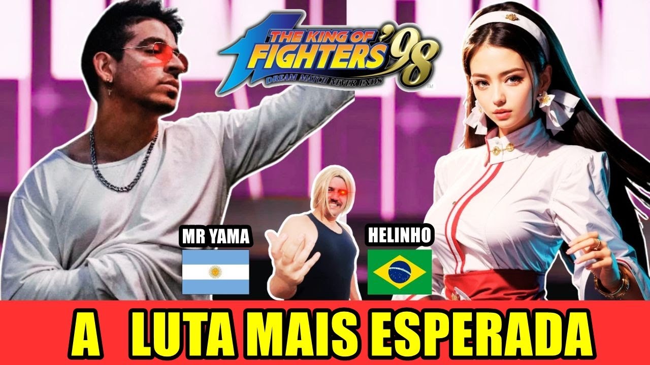 MR YAMA VS HELINHO OS 2 MELHORES JOGADORES DA AMERICA DO SUL EM UMA LUTA DE ALTO NIVEL ! KOF 98