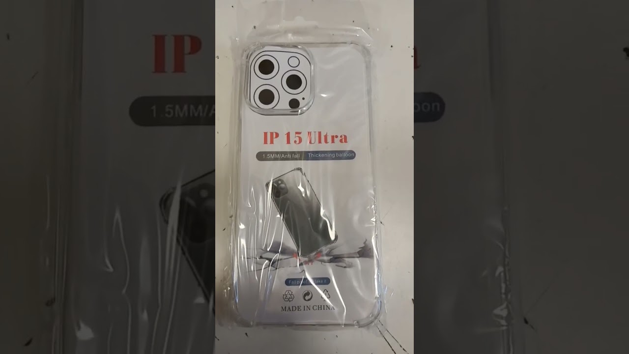 iPhone 15 pro max clear bumper gel case cover 