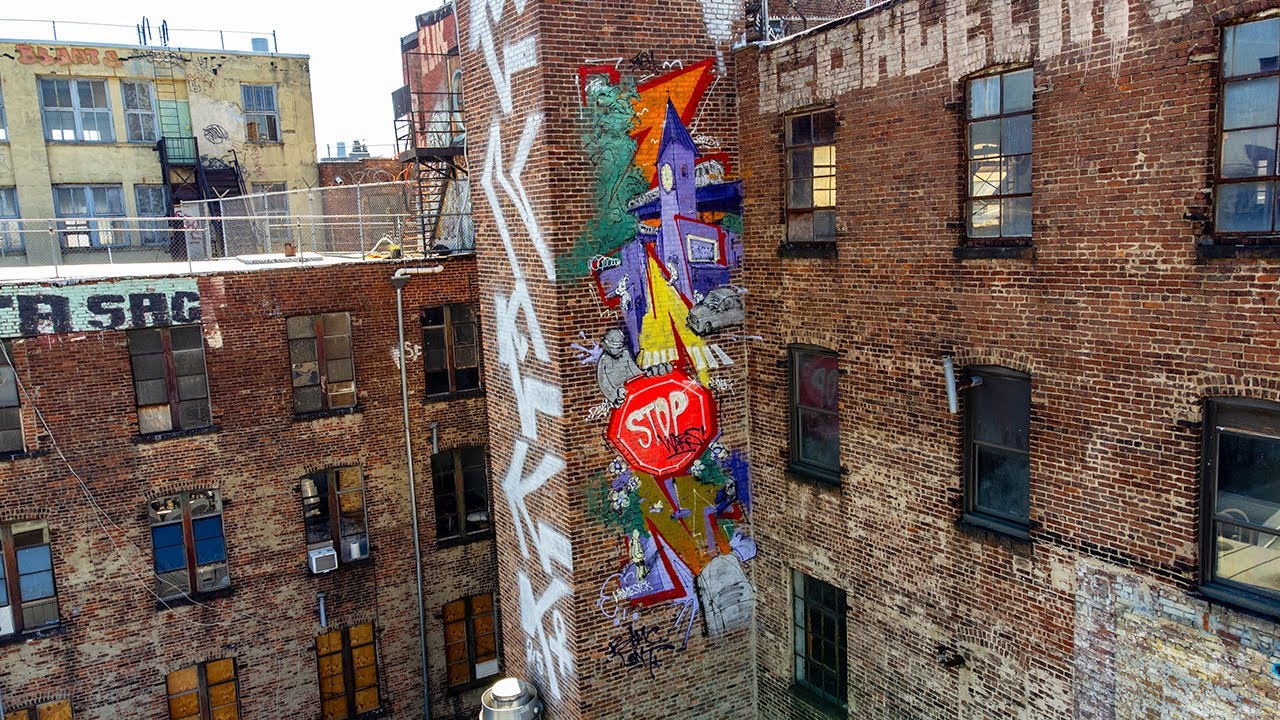 drone graffiti in nyc. lofi mix, august 2025
