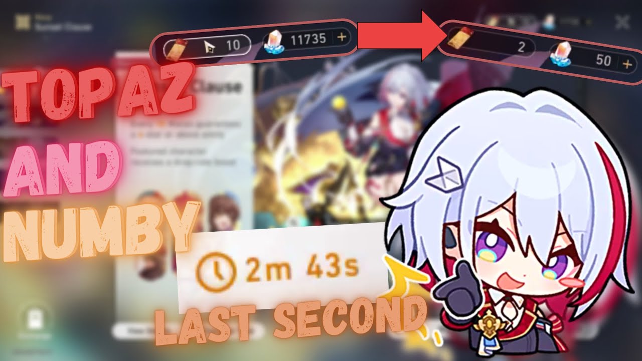 LAST MINUTE Topaz and Numby Wish! | Honkai: Star Rail