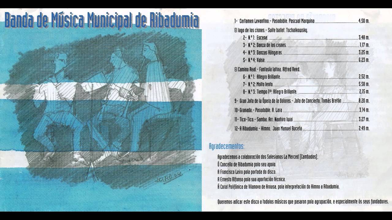 P. Marquina: Certamen Levantino. Pasodoble · Banda Municipal de Ribadumia