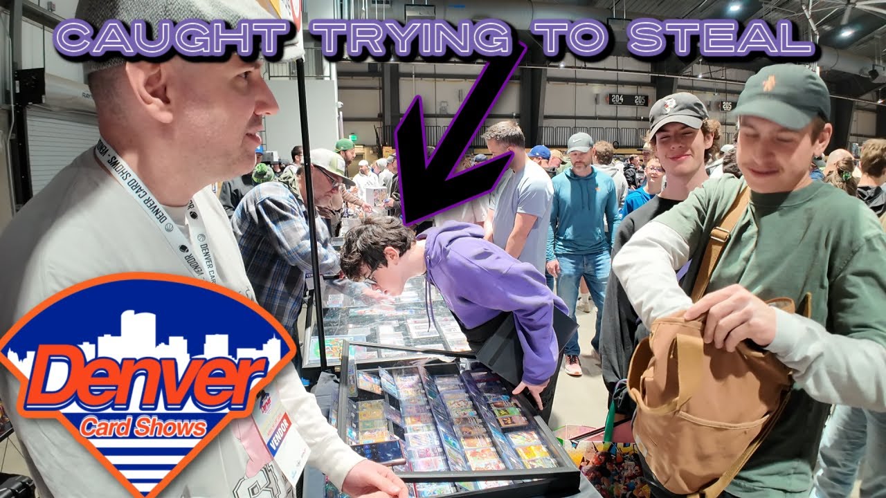 Pokémon Vendor POV | Caught a Kid Stealing at the Denver Card Show!