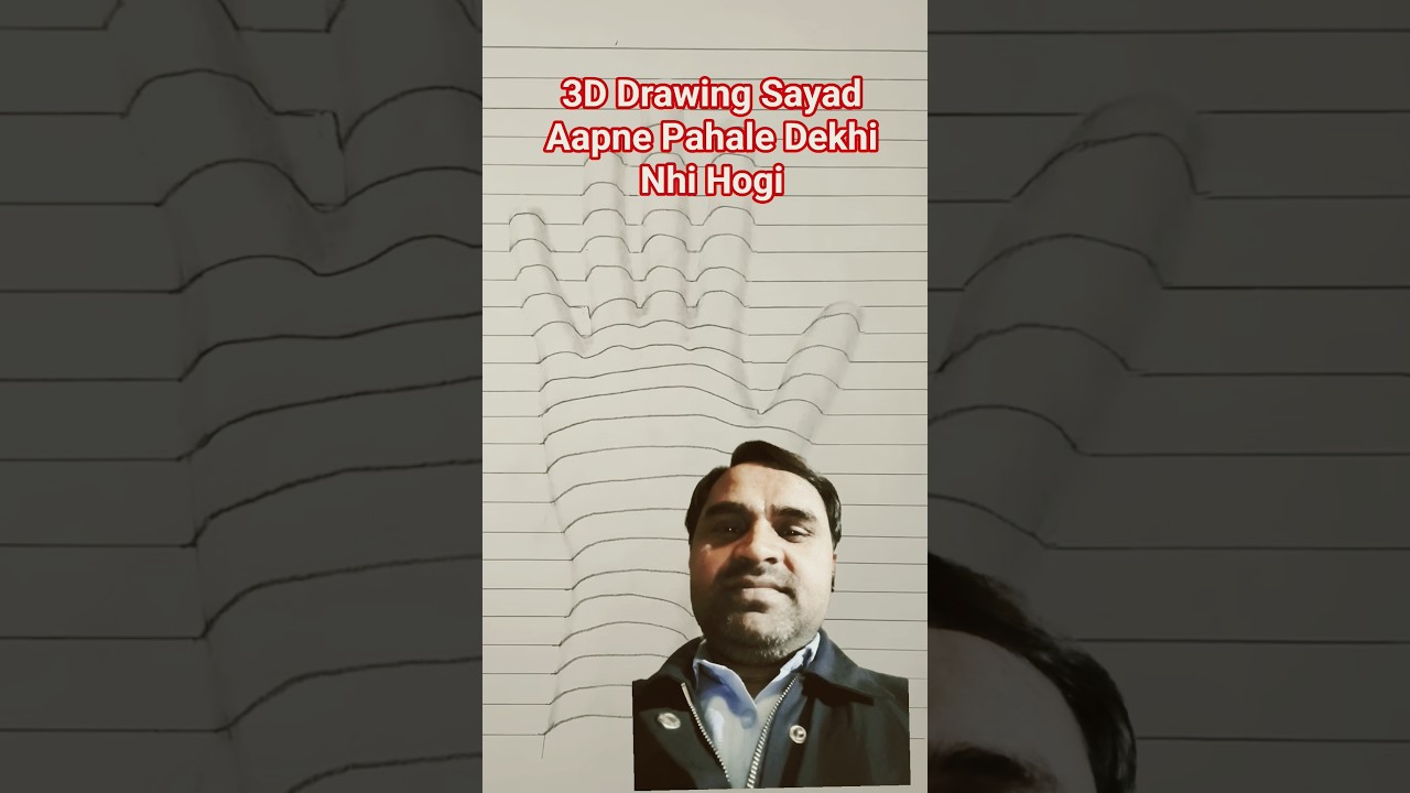 3D Drawing  Plane Paper 🥹👀