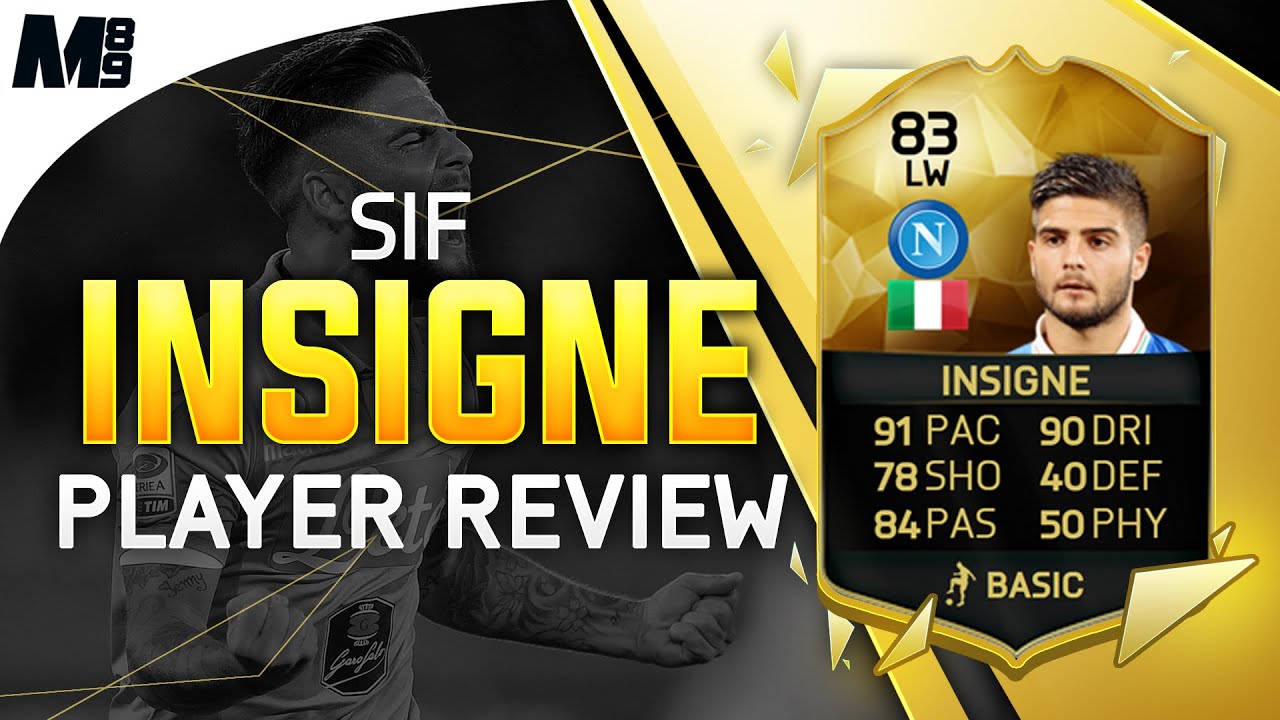 FIFA 16 SIF INSIGNE REVIEW (83) FIFA 16 Ultimate Team Player Review + In Game Stats
