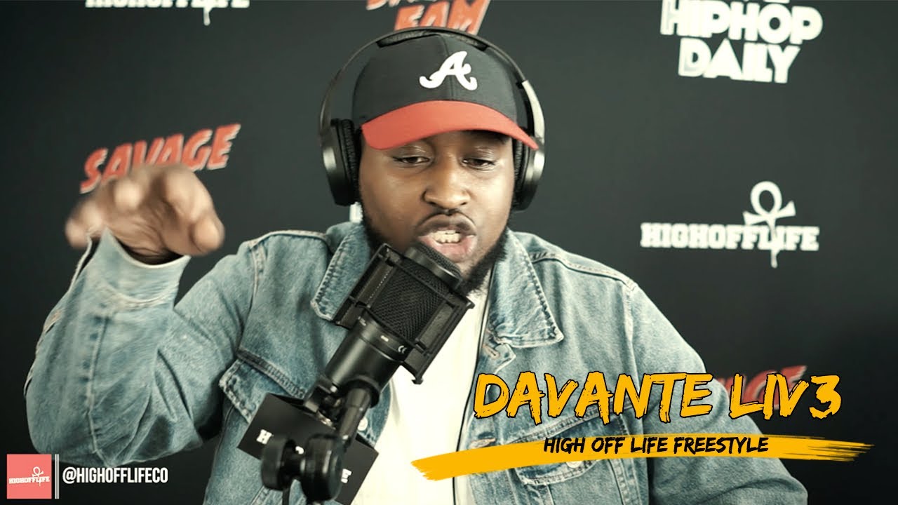 DAVANTE LIV3 Blacks Out on Erykah Badu' Beat!! | #HighOffLife Freestyle 016