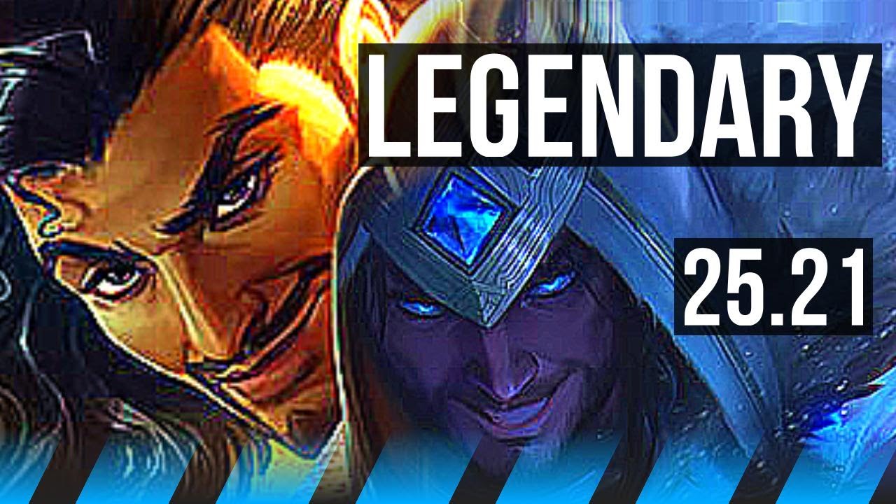 AKSHAN vs SYLAS (MID) | 13 solo kills, 72% winrate, Quadra, Legendary | KR Master | 25.21