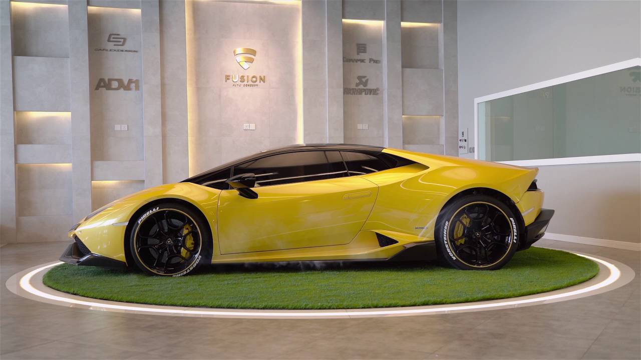 Lamborghini Huracan with 1016 Industries Carbon Fiber Body Kit [4K]