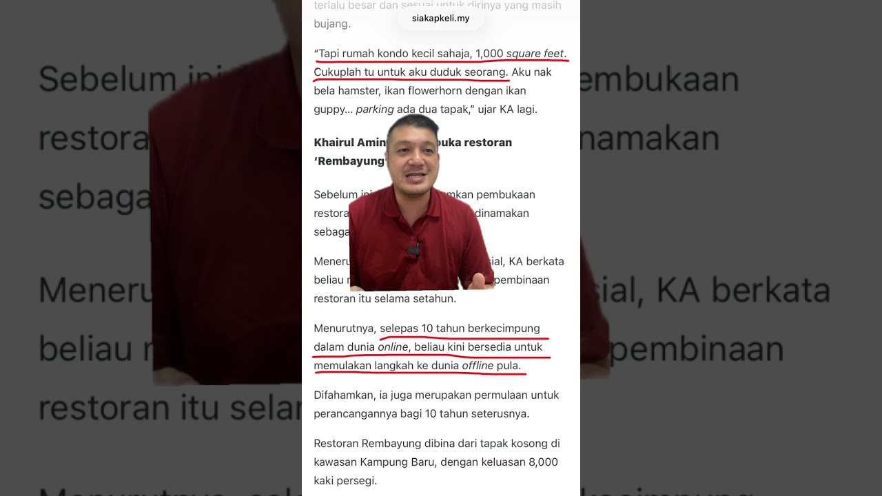 KA beli rumah lepas 12 tahun menyewa. Ulasan saya. 