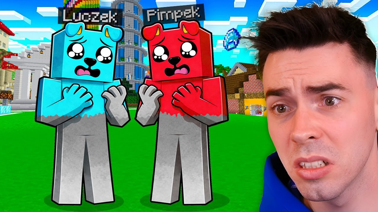 LUCZEK i PIMPEK STRACILI KOLORY w Minecraft! 🎨😭