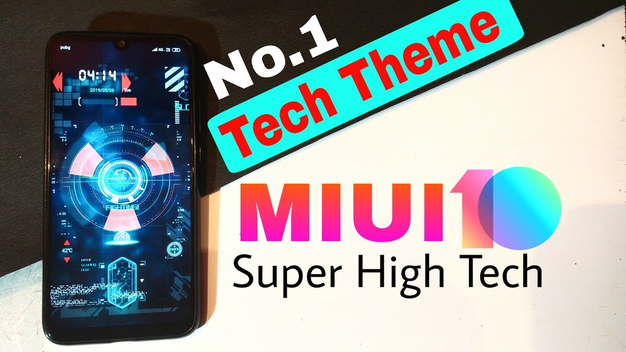 No.1 Super Hi-Tech Theme For MIUI 10 | 🔥Most Downloaded Theme in Any Xiaomi Mobile