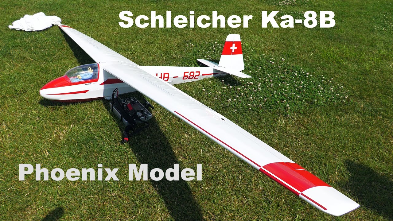 Schleicher Ka-8B Phoenix Model | RC aerotow | 4K | Syrovice 2021