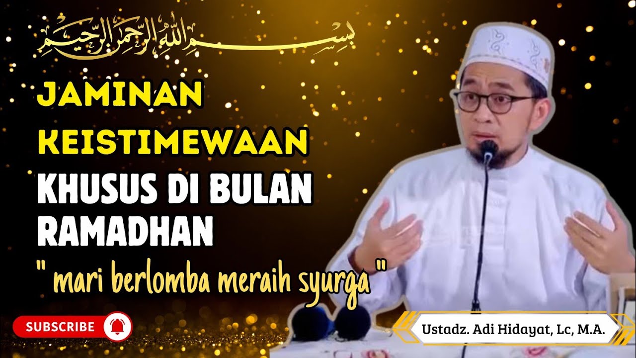 Jaminan keistimewaan dari allah pada bulan ramadhan #ceramah #dakwah #tausiah #uah #adihidayat 