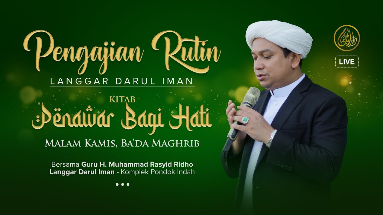 Pengajian Rutin Langgar Darul Iman Bersama Guru H.Muhammad Rasyid Ridha  ( 1 Maret 2023 )