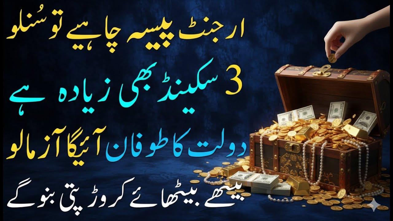 📿 Taqatwar Dua For Paisa, Rizq Aur Barkat | Har Jaiz Hajat Ke Liye | dua for money problems
