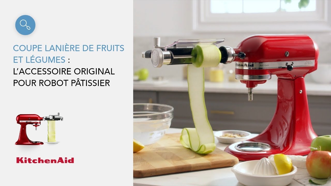 Coupe lani&egrave;re de fruits et l&eacute;gumes : l&rsquo;accessoire original pour robot p&acirc;tissier | KitchenAid