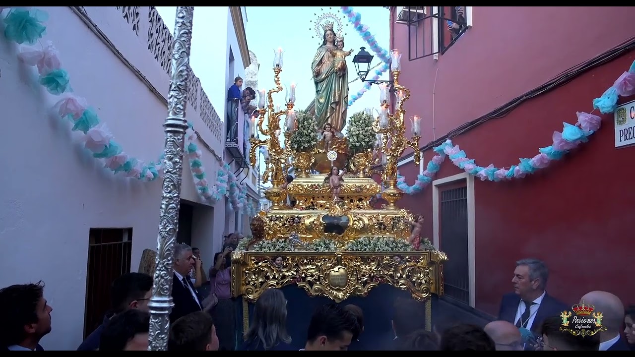 Medalla de Oro de la ciudad de Utrera a María Auxiliadora. 2022(Calle Preciosa) 4K
