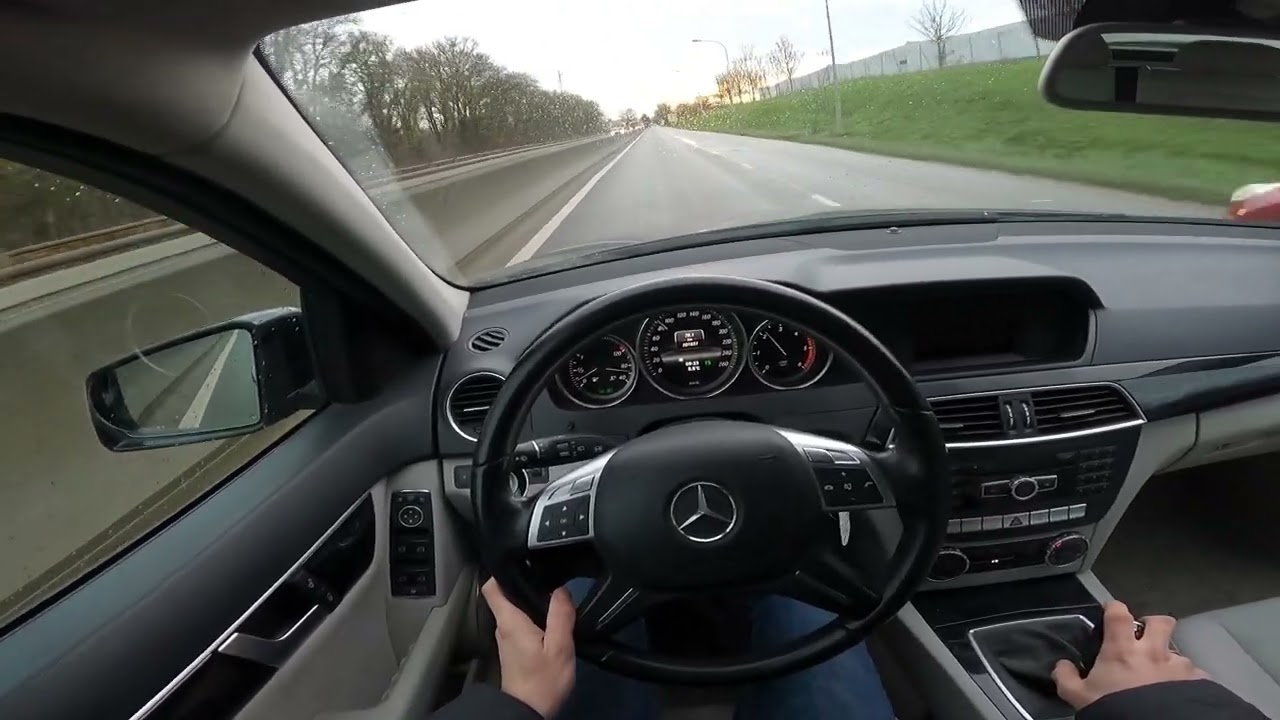 Mercedes-Benz C200 CDI Wagon S204 (2012) - POV Drive