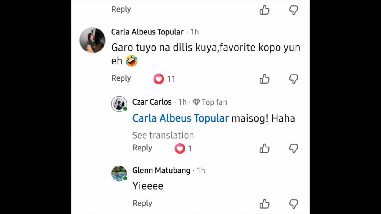 CARLA MULING NAGPAKILIG!