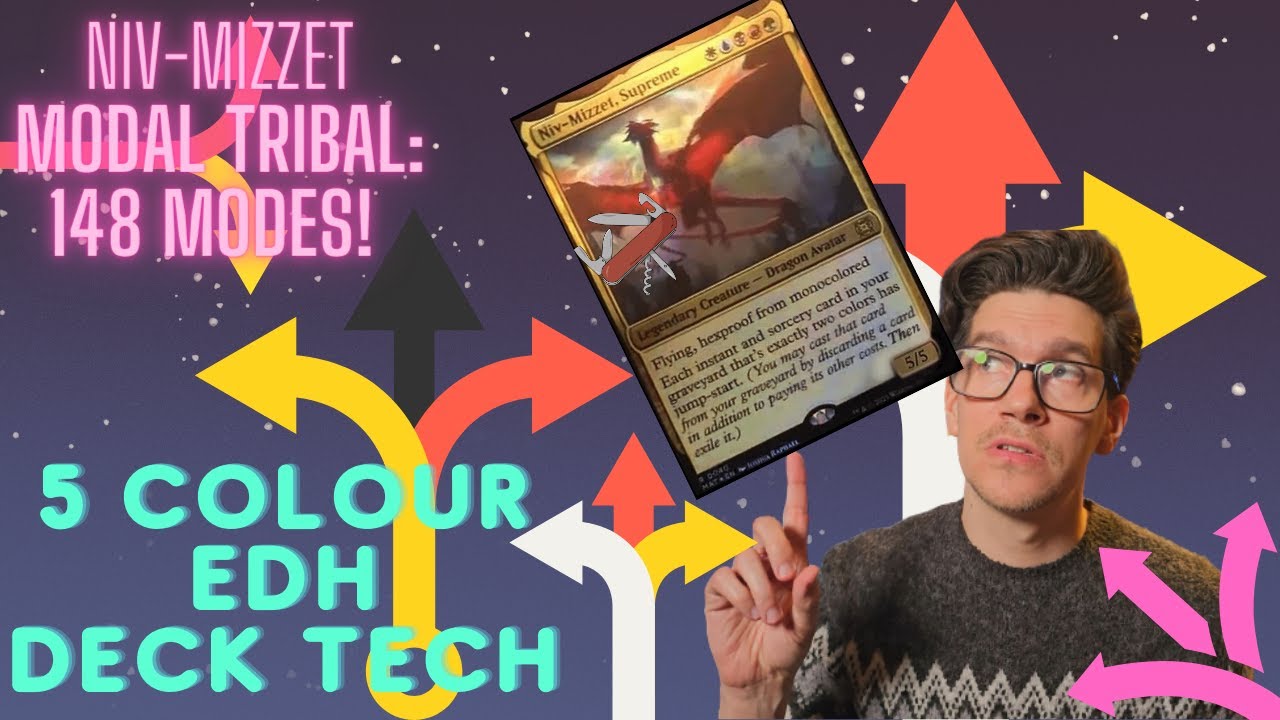 Niv-Mizzet, Supreme Modal Tribal: Five colour EDH MTG Commander Deck Tech: House of WUBRG Episode 4