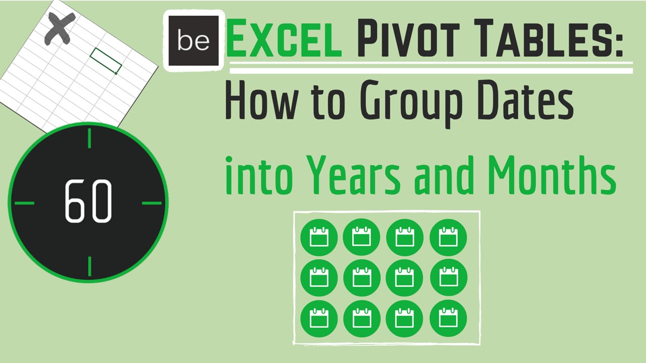 Сводные таблицы Excel: как группировать даты по годам и месяцам