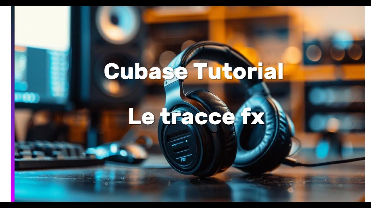 Tutorial Cubase le tracce fx
