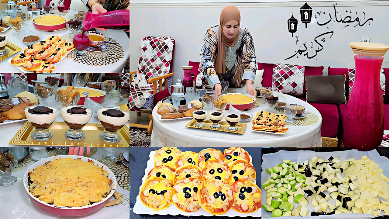 وصفة اليوم كراتان غني بالخضار والدجاج + تحلية سهلة وعصير صحي طبيعي