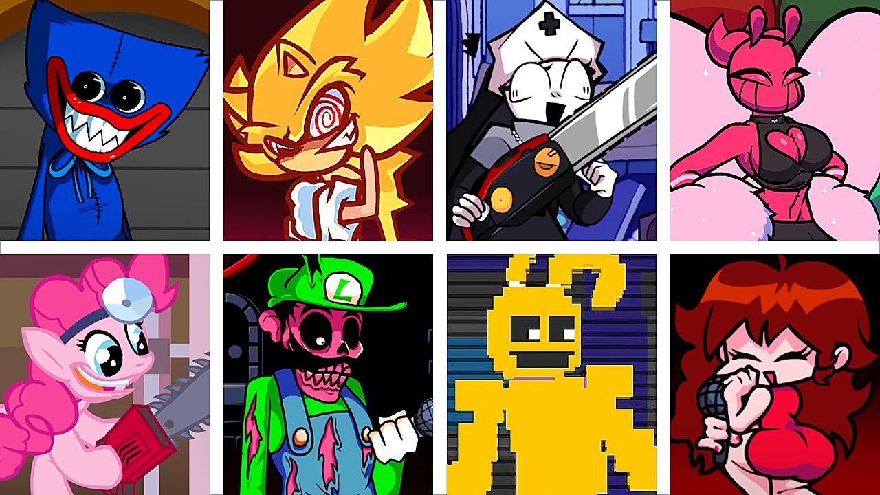 Playtime but Every Turn a Different Character Sings 🧡 (FNF Playtime but Everyone Sings It)