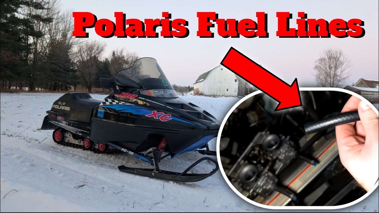 Polaris Snowmobile Gas Leak - Replacing Fuel Lines