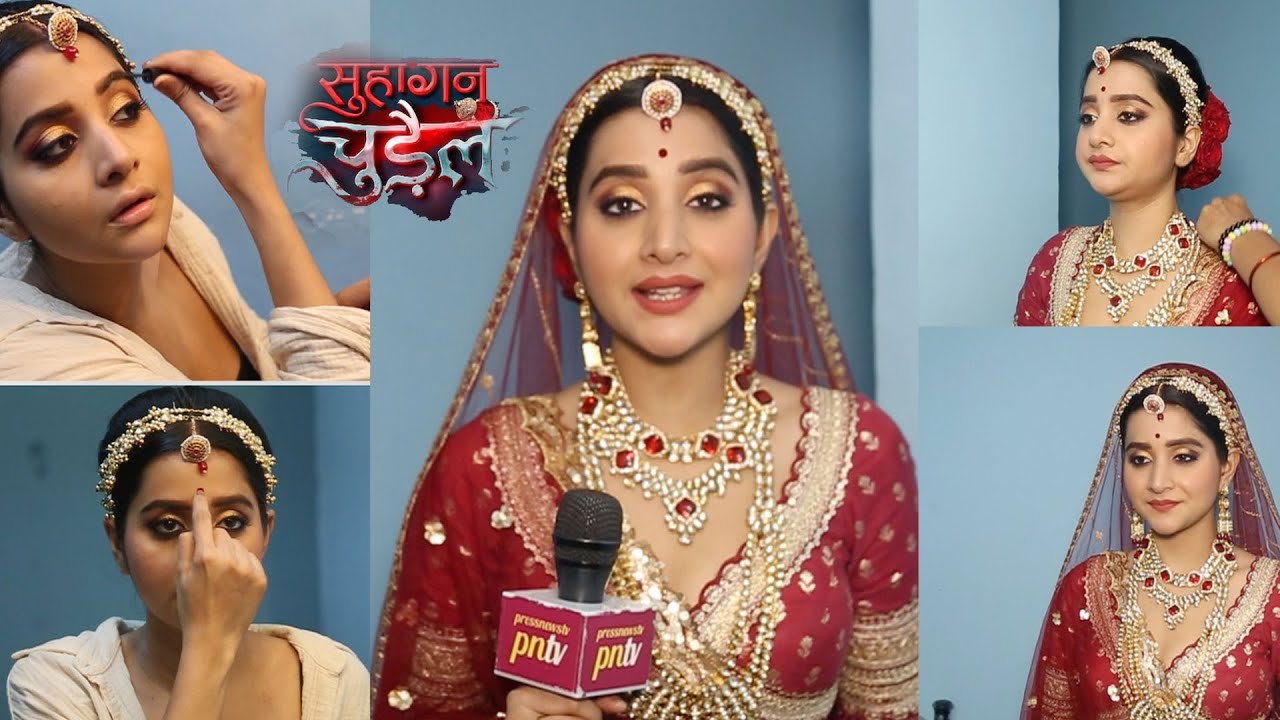Debchandrima Singha Roy Aka Deeya Makeup Tutorial ForGriha Pravesh | Suhagan Chudail |PNTV Exclusive