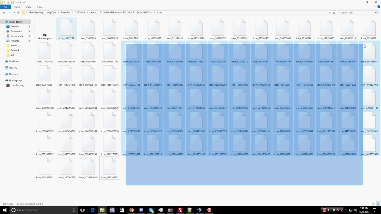 How to download Teamspeak 3 Icons from a server 