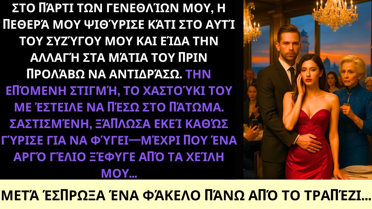 Στα Γενέθλιά Μου Ο Σύζυγός Μου Με Χαστούκισε — Μα Το Γέλιο Μου Τον Έκανε Να Το Μετανιώσει Αμέσως